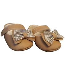 Calçado Infantil Sapatilha Strass Avelã Calçado Infantil Sapatilha Strass Avelã