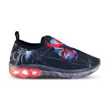 Calçado Masculino Calce Fácil homem aranha de led