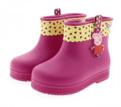 Calçado Menina Peppa Pig Impermeável Confortável 17.18 Calçado Menina Peppa Pig Impermeável Confortável 17.18