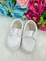 Calçado Mocassim D Milan Branco para Meninos