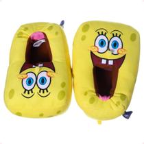 Calçado Pantufa Unissex Bob Esponja 3D Cosplay Nickelodeon