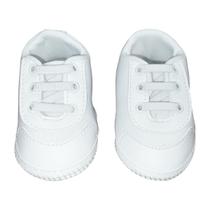 Calçado Tênis Bebe Kids Baby Tam 14 ao 17 Cadarço Branco