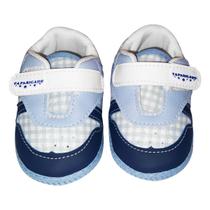 Calçado Tênis Bebe Kids Baby Tam 14 ao 17 Xadrez Azul tiras autocolantes Calçado Tênis Bebe Kids Baby Tam 14 ao 17 Xadrez Azul tiras autocolantes
