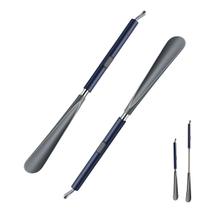 Calçador Auxiliar de Sapato Kit 2 Uni Bastao Extensivel Sapatenis Sneaker Tenis Pratico Idosos Pcd Cadeirante Gravida Calçador Auxiliar de Sapato Kit 2 Uni Bastao Extensivel Sapatenis Sneaker Tenis Pratico Idosos Pcd Cadeirante Gravida