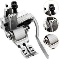 Calcador Costura Pregar Ziper Guia Regulavel Rolete Teflon Calcador Costura Pregar Ziper Guia Regulavel Rolete Teflon