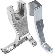 Calcador Costura Reta Transporte Duplo Guia Fixo 1/16 1,6mm Calcador Costura Reta Transporte Duplo Guia Fixo 1/16 1,6mm