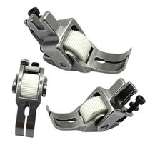 Calcador de franzir com rolete teflon para maquina reta industrial franzidos materiais sintéticos Calcador de franzir com rolete teflon para maquina reta industrial franzidos materiais sintéticos