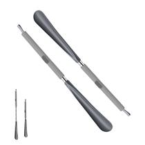 Calçador de Sapato Kit 2 Uni Calçadeira Extensivel Espatula Sapatenis Tenis Conforto Idosos Pcd Gestante Gravida Sneaker