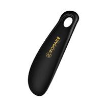 Calçador De Sapatos De Plástico Preto Flexível E Durável 73 Polegadas Formato De Colher Cabo Robusto