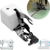 Calcador Overlock com Faca Acabamento Corte Tecido Maquina Costura Domestica Caseira Singer Elgin Janome