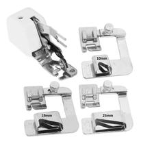 Calcador Overlock Corte + 3 Sapatas Bainha 10mm 19mm E 25mm