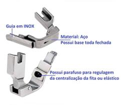 Calcador para Pregar Fita Máquina Reta Industrial - Maqtêxtil