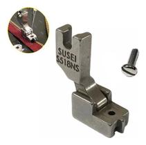 Calcador Pezinho de Pregar Ziper Invisível Maquina Costura Reta Industrial Com Guia + Parafuso