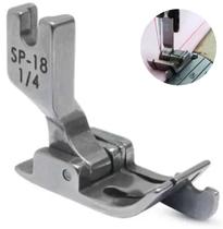 Calcador Sapata Pesponto 1/4 Com Guia Móvel Reta Industrial Direito Calcador Sapata Pesponto 1/4 Com Guia Móvel Reta Industrial Direito