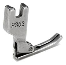 Calcador zíper estreito reta ind furo central p363 Calcador zíper estreito reta ind furo central p363