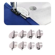 Calcadores para máquina de costura, 8 tamanhos, 310 mm, aço inoxidável