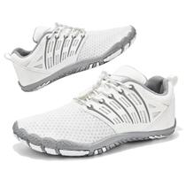 Calçados de caminhada Hi-Y2Kgirls Sapatos descalços femininos, homens, antiderrapantes, saudáveis, descalços, femininos, respiráveis, modernos, respiráveis, tênis de caminhada, tênis femininos masculinos, de bico largo, Zero Drop, A7, branco, 11
