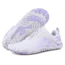 Calçados de caminhada, sapatos descalços, Hi-Y2K Girls, femininos/masculinos, roxos