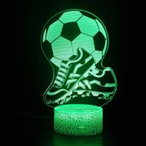 Calçados esportivos de futebol com luz noturna LED 3D que mudam de cor Calçados esportivos de futebol com luz noturna LED 3D que mudam de cor