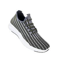 Calçados esportivos para homens Black Green Stripes 3202 Calçados esportivos para homens Black Green Stripes 3202