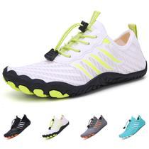 Calçados fundidos para mulheres, sapatos descalços masculinos, sapatos de caminhada com pés descalços, calçados femininos. 2025 novos sapatos aquáticos femininos antiderrapantes e confortáveis com biqueira larga para caminhar, correr, caminhar e usar diariamente