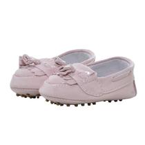 Calçados Sapatinho de Bebê - Mocassim Feminimo - Bicho de Pé - Verniz com Sola de Borracha - Rosa Nude e Caramelo Calçados Sapatinho de Bebê - Mocassim Feminimo - Bicho de Pé - Verniz com Sola de Borracha - Rosa Nude e Caramelo