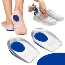 Calcanhar de Gel Silicone Almofada para Pés Protetor Azul