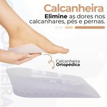 Calcanheira Anatômica Silicone para Dores nos Pés Alívio e Conforto Original Com Nota Fiscal