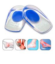 Calcanheira De Gel Ortopédica Silicone Confortável 1 Par Calcanheira De Gel Ortopédica Silicone Confortável 1 Par