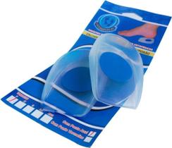 Calcanheira de silicone p/ esporão baixa com ponto azul orthosilic (par) - tamanho g