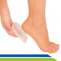 Calcanheira Ortopédica 100% Silicone Lisa Anti-Impacto -PAR -Ortho Pauher - Cód. 304 Calcanheira Ortopédica 100% Silicone Lisa Anti-Impacto -PAR -Ortho Pauher - Cód. 304