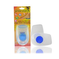 Calcanheira Silicone Action Sport Azul Ortho pauher Tam. P