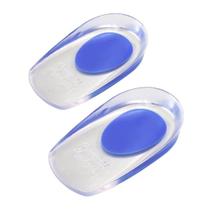 Calcanheira Silicone para Esporão Alivio Dores calcanhar palmilha - 1 par