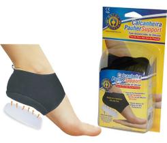 Calcanheira Silicone Pauher Suport 1021 Preto Orthopauher