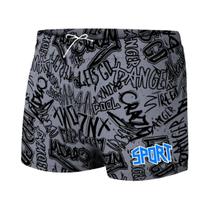 Calção De Banho Masculino plus Size 5XL Com Estampa 3D Boxer Shorts Roupa De Banho Roupa De Praia
