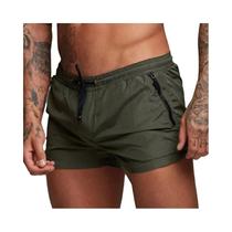 Calção de banho masculino, verão, shorts praia, calção boxer, maiô