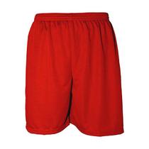 Calção futebol kanga sports - vermelho g