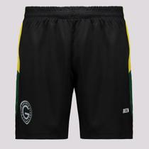 Calção Gr33n Goiás Treino Goleiro 2024 Juvenil Preto