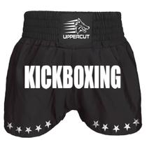 Calção Short Kickboxing GP Stars - Todo Preto