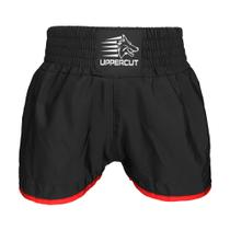 Calção Short Muay Thai Kickboxing Black - sem silk - Preto - Uppercut