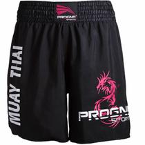 Calção Short Muay Thai Orient - Progne - Masculino - Preto