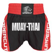 Calção / Short Muay Thai - Premium - Vermelho/Preto - Uppercut