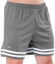 Calção Shorts Masculino Plus Size Futebol M G GG EG1 EG2 EG3 Eg4 - Cinza - ELITE - BellaDonna Baby - Elite Original