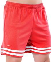 Calção Shorts Masculino Plus Size Futebol M G GG EG1 EG2 EG3 Eg4 -Vermelho - ELITE - BellaDonna Baby - Elite Original