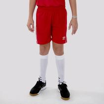 Calção Umbro Twr Pipe Juvenil Vermelho