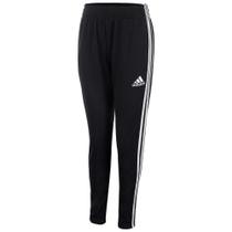 Calças adidas Tapered Trainer para meninos em poliéster preto Calças adidas Tapered Trainer para meninos em poliéster preto