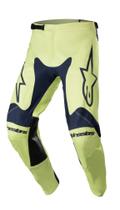Calças Alpinestars Racer Hoen - Night Navy/Verde Fluorescente - Tamanho 28