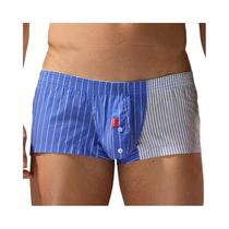 Calças Aro De Algodão Listradas Para Homens, Pijamas, Roupas Para Casa, Shorts Casuais Sexy Calças Aro De Algodão Listradas Para Homens, Pijamas, Roupas Para Casa, Shorts Casuais Sexy
