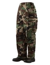 Calças BDU Tru-Spec Tactical Woodland Cotton Large Short