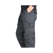 Calças Cargo Camufladas De Inverno Masculinas Com Dupla Camada De Fleece Quente E Espesso Em Algodão